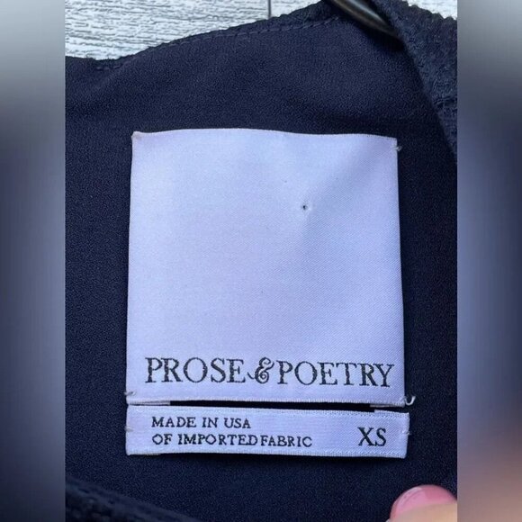 PROSE & POETRY "Billy" Flounce Fit and Flare Mini Ruffle tiered dress XS - Picture 5 of 12